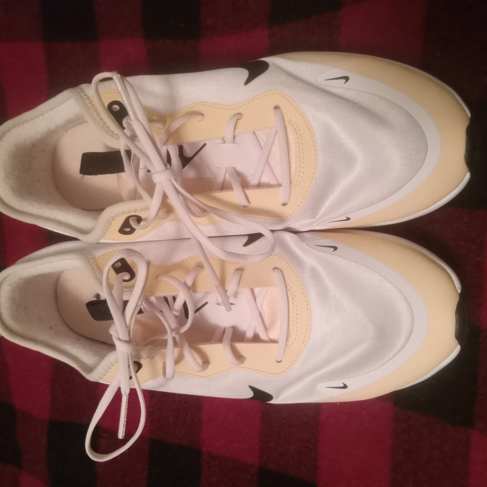 Nike White and Cream Sneakers